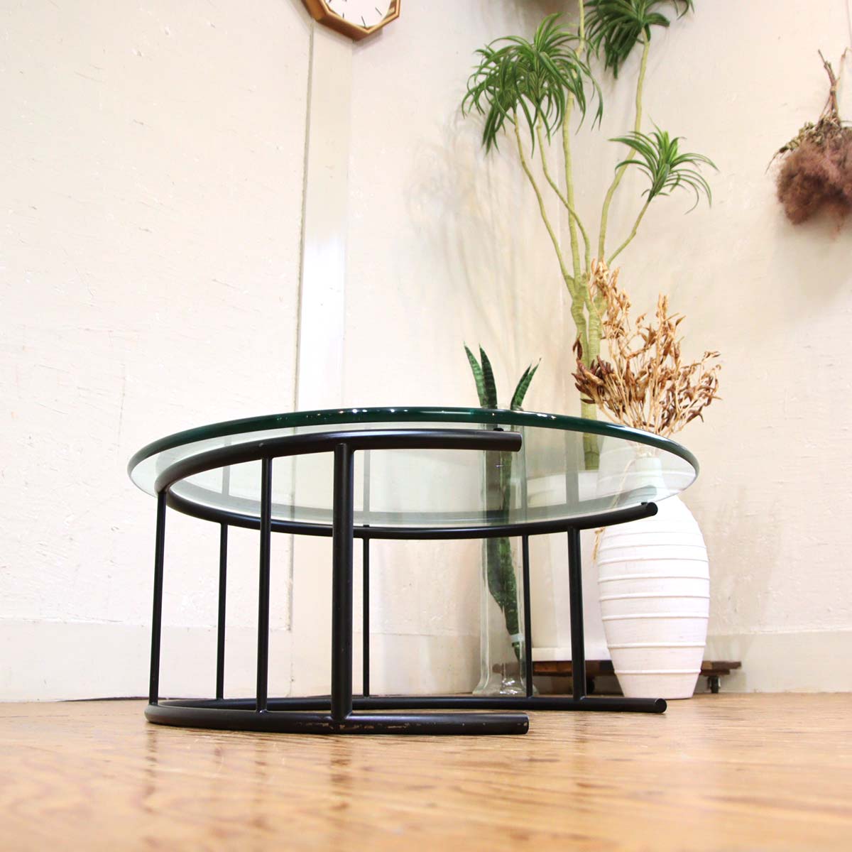 フクラ / HUKLA TMRB ガラスローテーブル M 中古 コーヒーテーブル