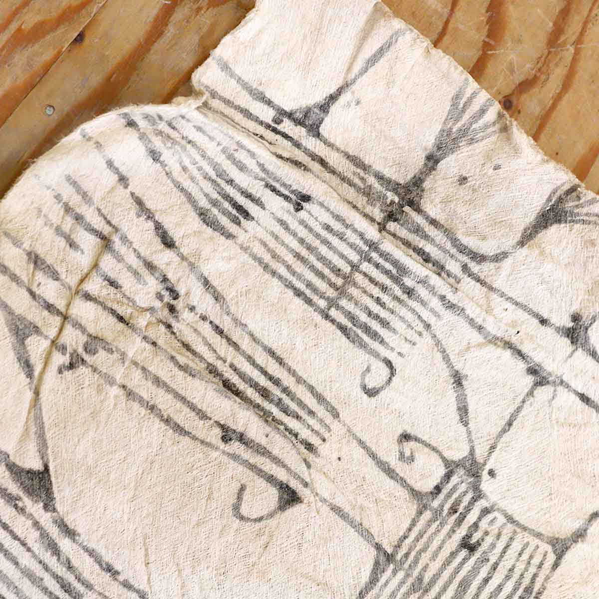 タパクロス 樹皮布 アフリカ 民族 ムブディ族 プリミティブ 手仕事