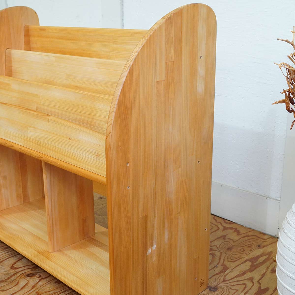 木遊舎 ひのきほんたて M800 本立て 本棚 シェルフ ブックシェルフ