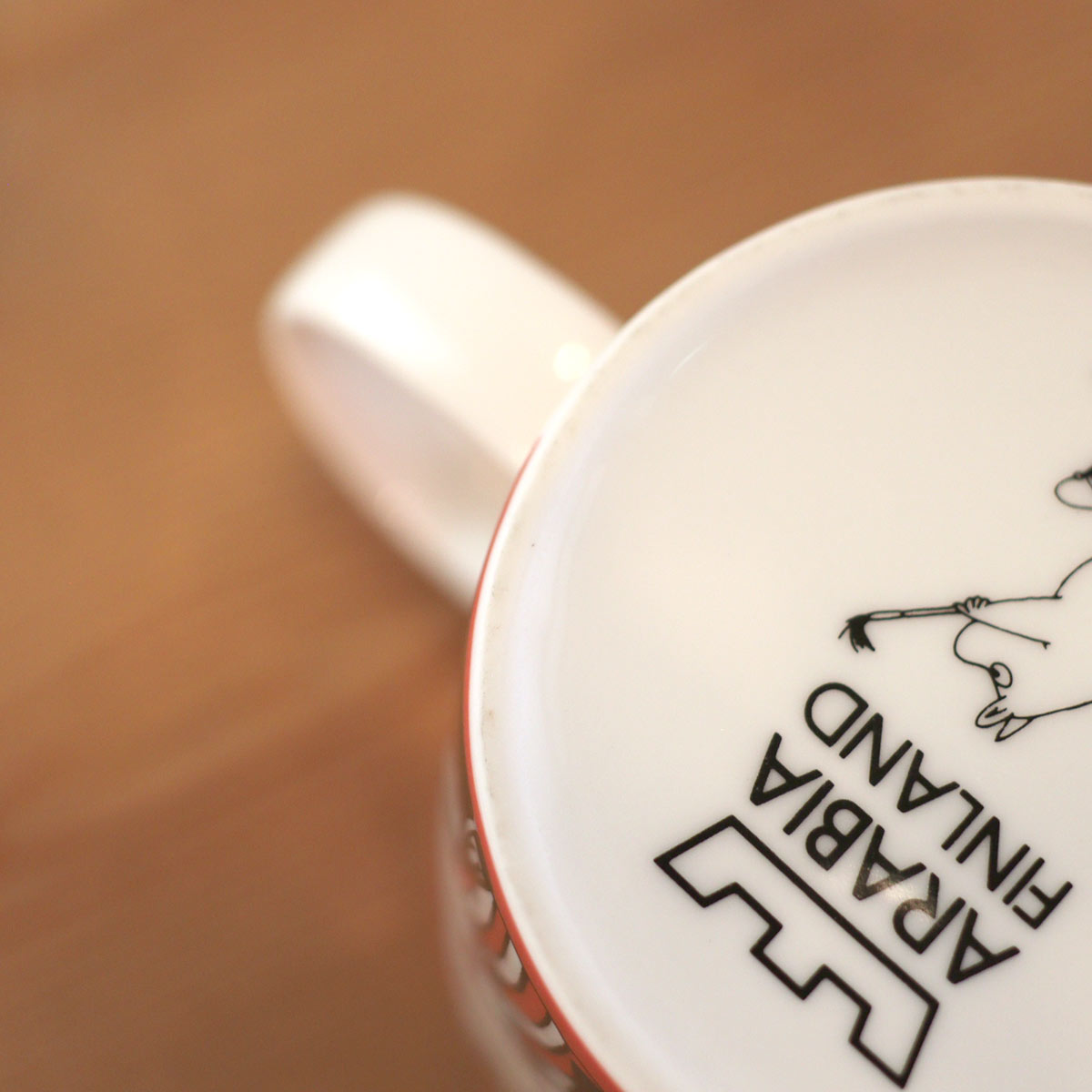 アラビア / ARABIA ムーミン 「ムーミンママ」マグカップ 廃盤 中古 赤