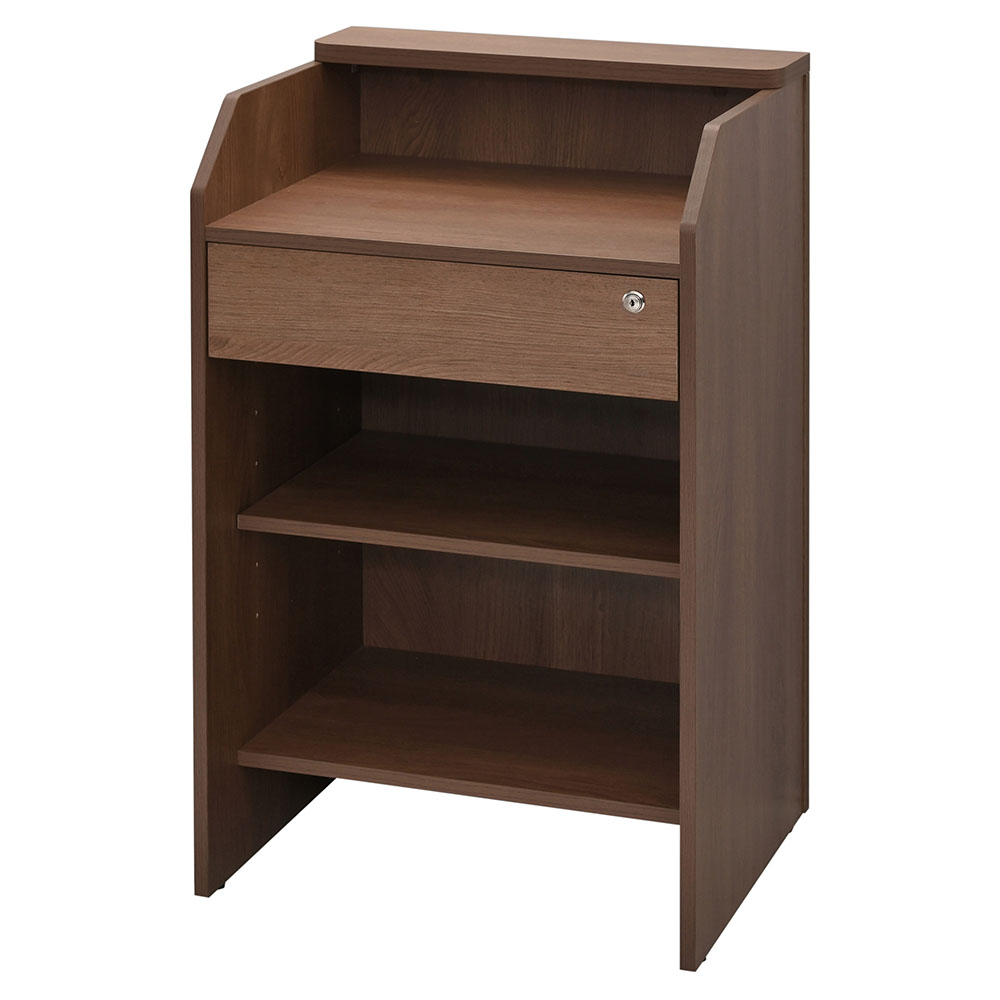 テンポ レジカウンター W600 ウォルナット RFTRC-60DM | オフィス