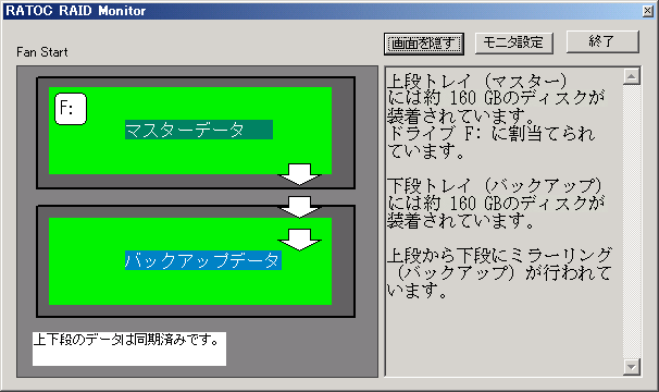 データを自動バックアップ！簡単設定のリムーバブルRAIDケース U2-DK2R