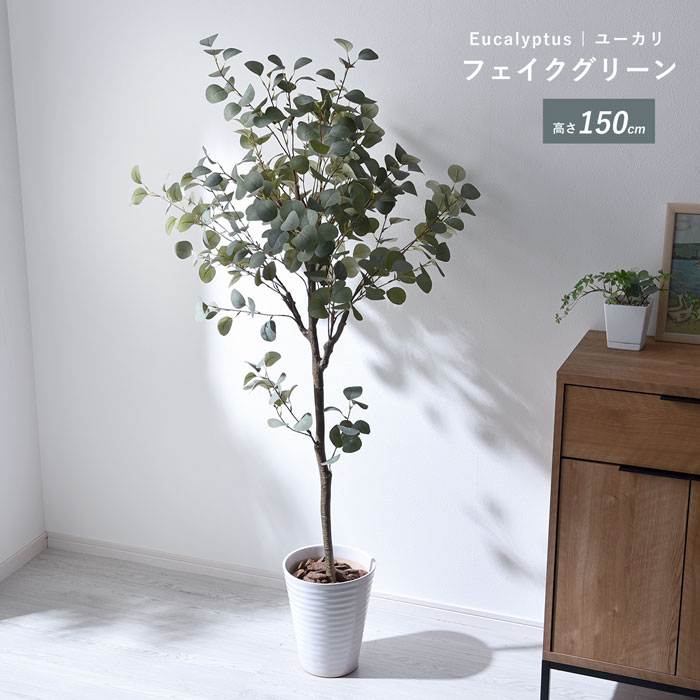 フェイクグリーン ユーカリ 150cm 大型 ジョイント プランフ｜ユニット