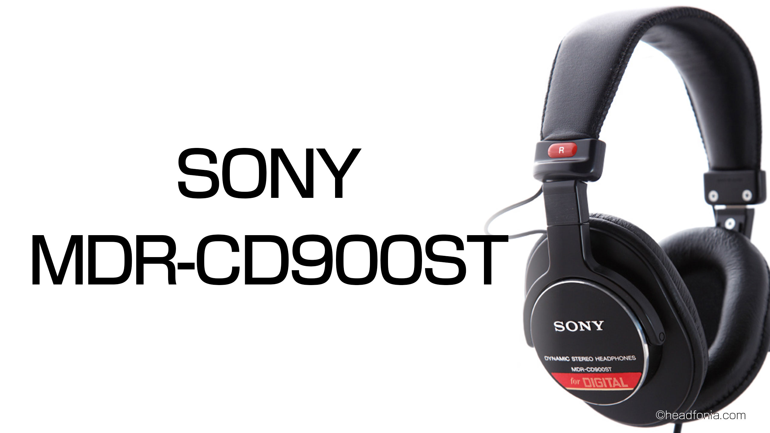定番のモニターヘッドホン SONY MDR-CD900ST