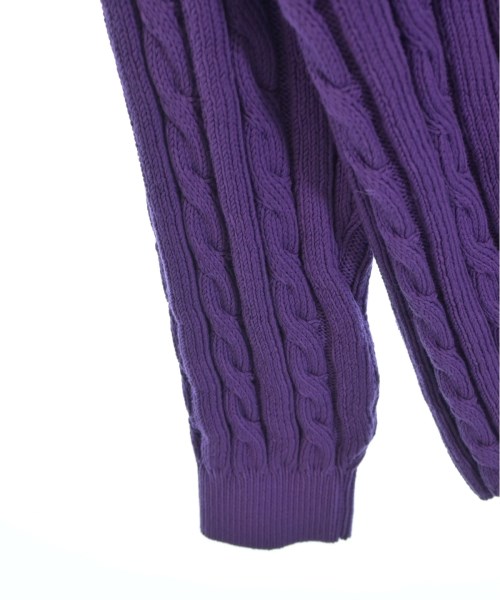 AURALEE（オーラリー）ニット・セーター 紫 サイズ:4(M位) メンズ