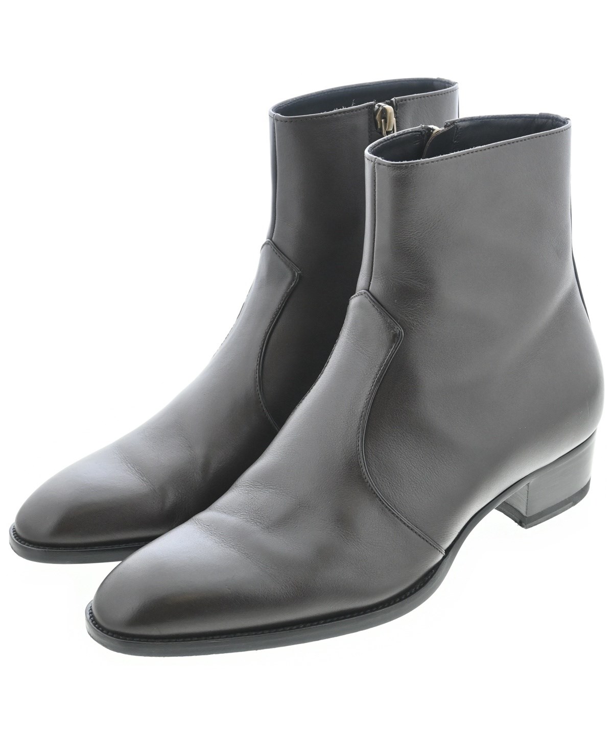 SAINT LAURENT PARIS（サンローランパリ）ブーツ 茶 サイズ:EU40(25cm