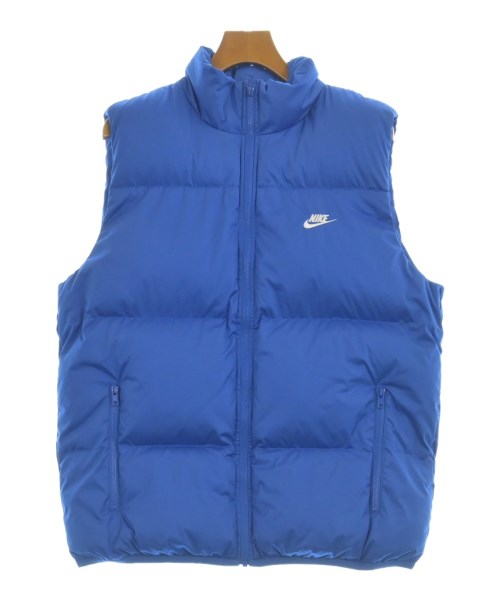 NIKE（ナイキ）ダウンジャケット/ダウンベスト 青 サイズ:M メンズ