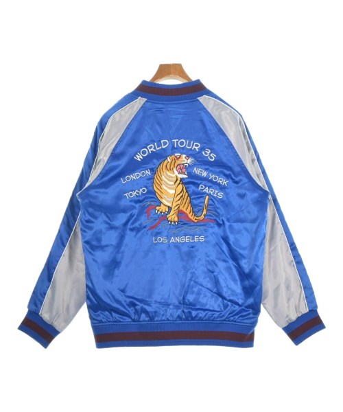 STUSSY（ステューシー）スタジャン 青 サイズ:L メンズ/2200658995019