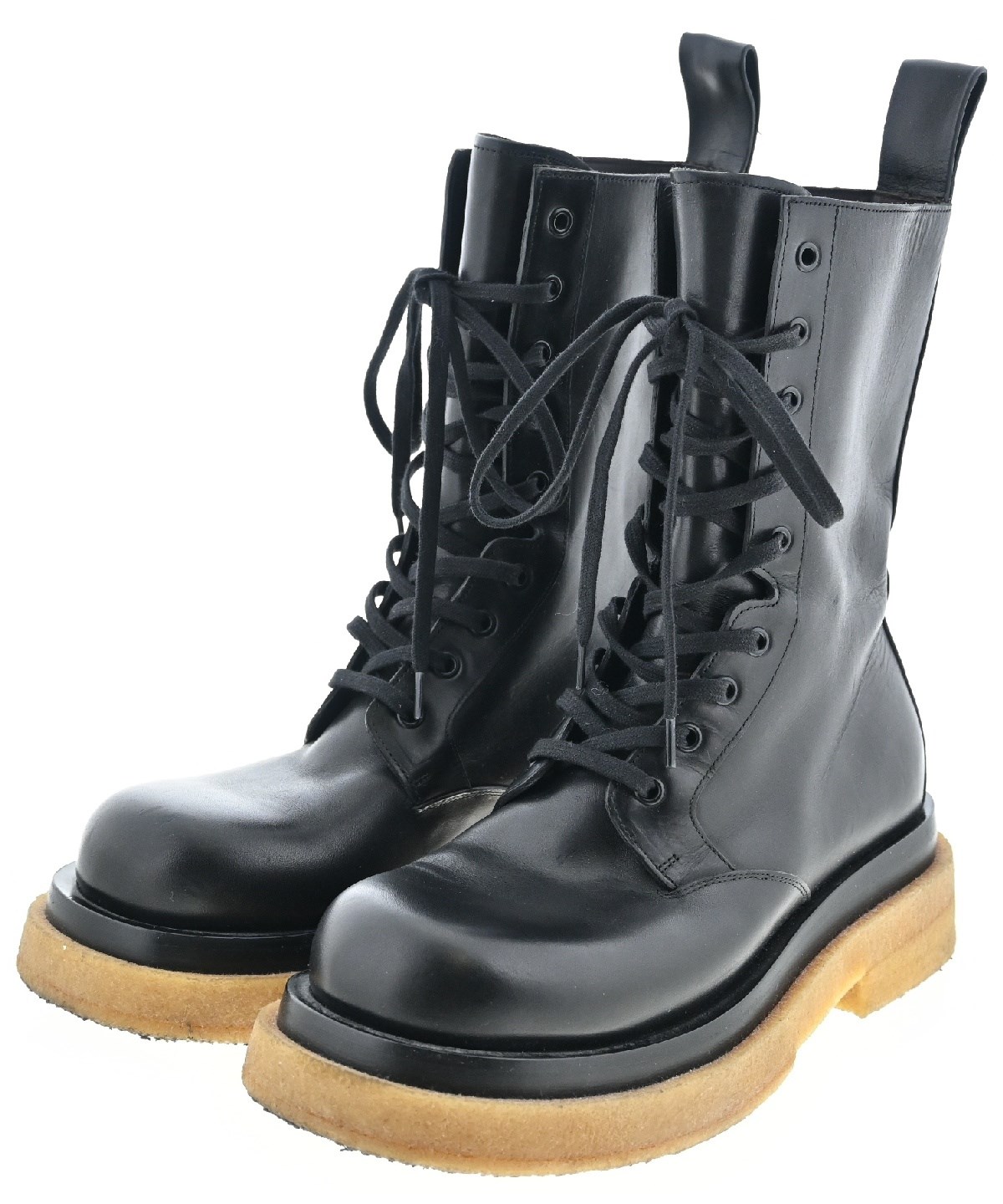 BOTTEGA VENETA（ボッテガヴェネタ）ブーツ 黒 サイズ:EU40 1/2(25.5cm