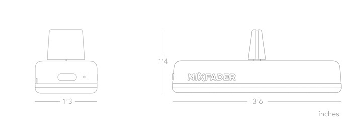 Mixfader｜新発想のスマートDJデバイス「ミックスフェイダー