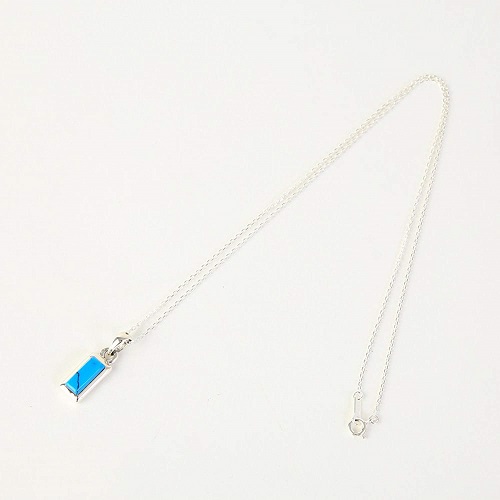 楽天市場】【送料無料】ターコイズ シルバーペンダント 四角形
