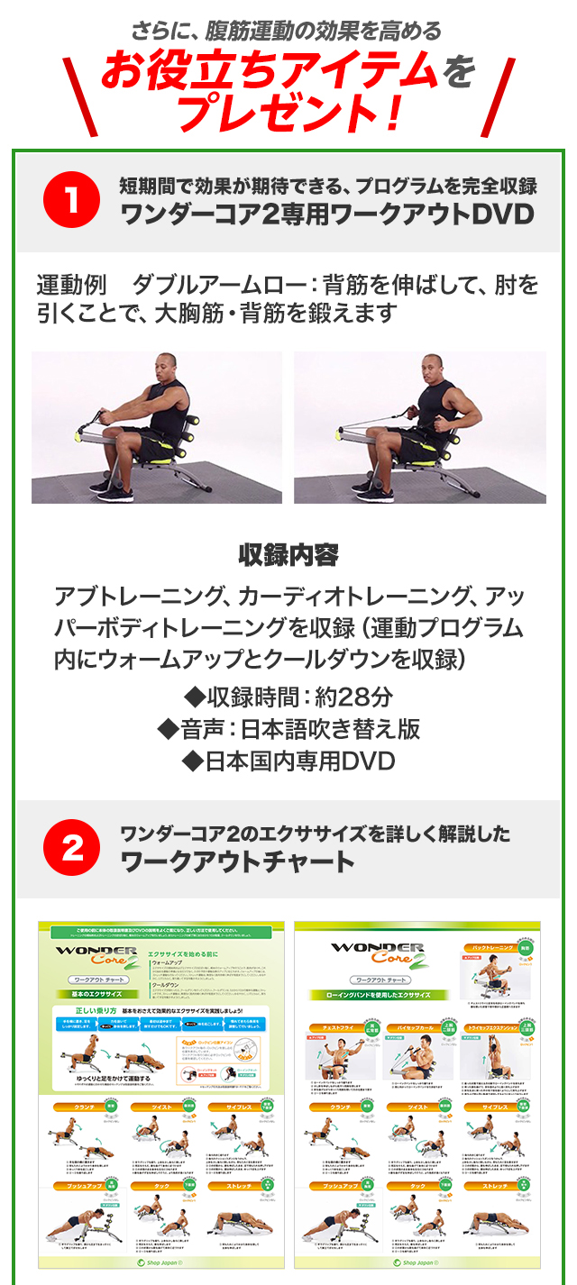 楽天市場】【送料無料】ワンダーコア2正規品 公式 腹筋 wondercore