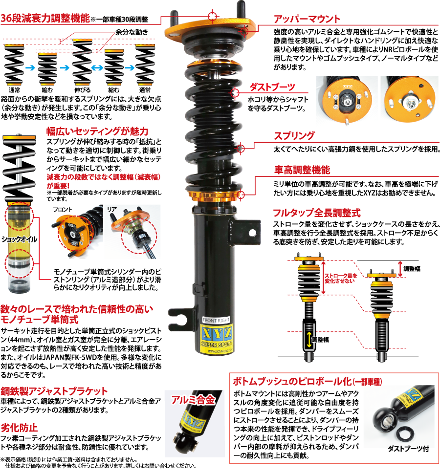 楽天市場】XYZ 車高調 シビック FC1 セダン FK7 ハッチバック ホンダ