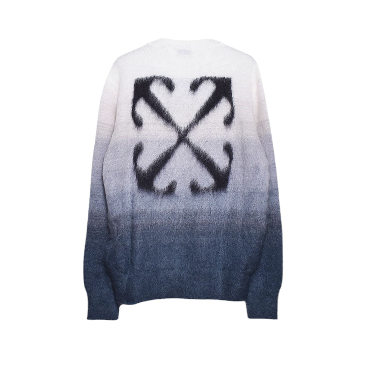 Off-White]MOHAIR ARROW GRAD KNIT CREWNECK/GRAY(OMHF24-RTW0315) – R&Co.