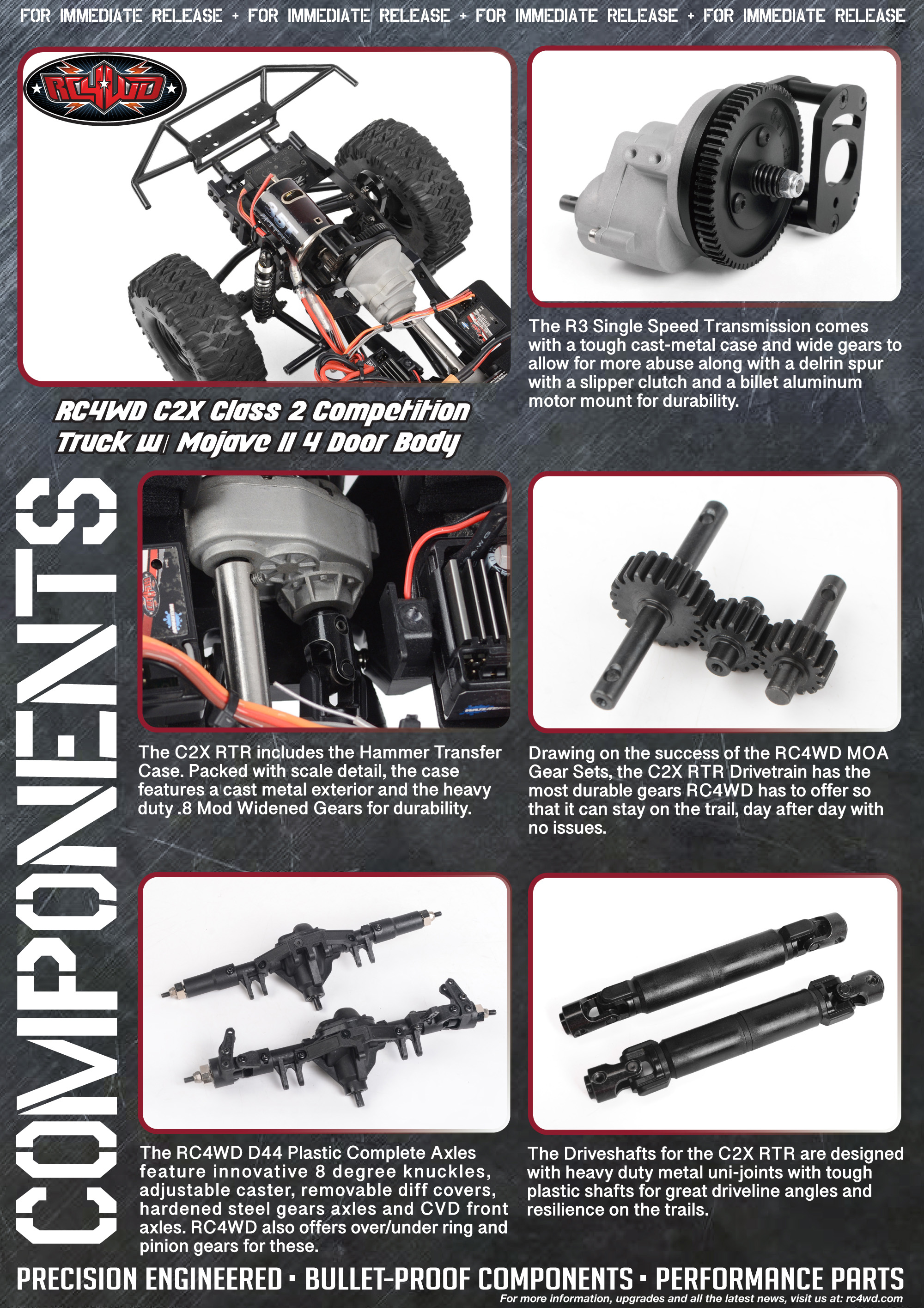 RC4WD C2X Class 2 Competition Truck w/ Mojave II 4 Door Body