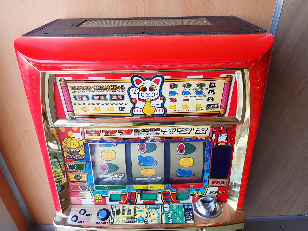 パチスロ台 ARISTOCRAT ネコde小判 アリストクラート ネコデコバン 4