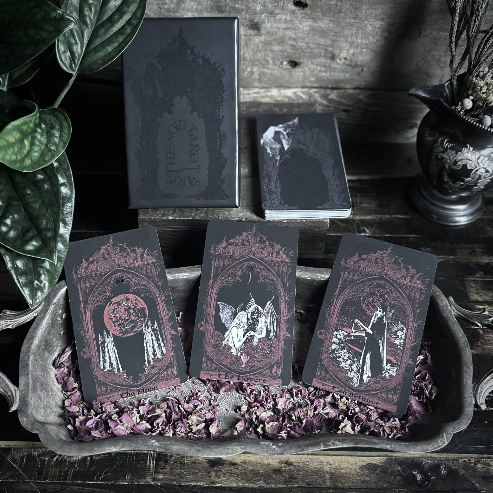 The Void Tarot Deck and Guidebook. Created By Sarai Nissan