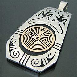 HOPI/ホピ族 Jason Takala/ジェイソン・タカラ メイズ リザード 14K