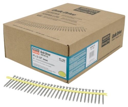 Simpson Strong-Tie, Quik-Drive® #7 x 2-1/2 in., Wood Screw, Trim