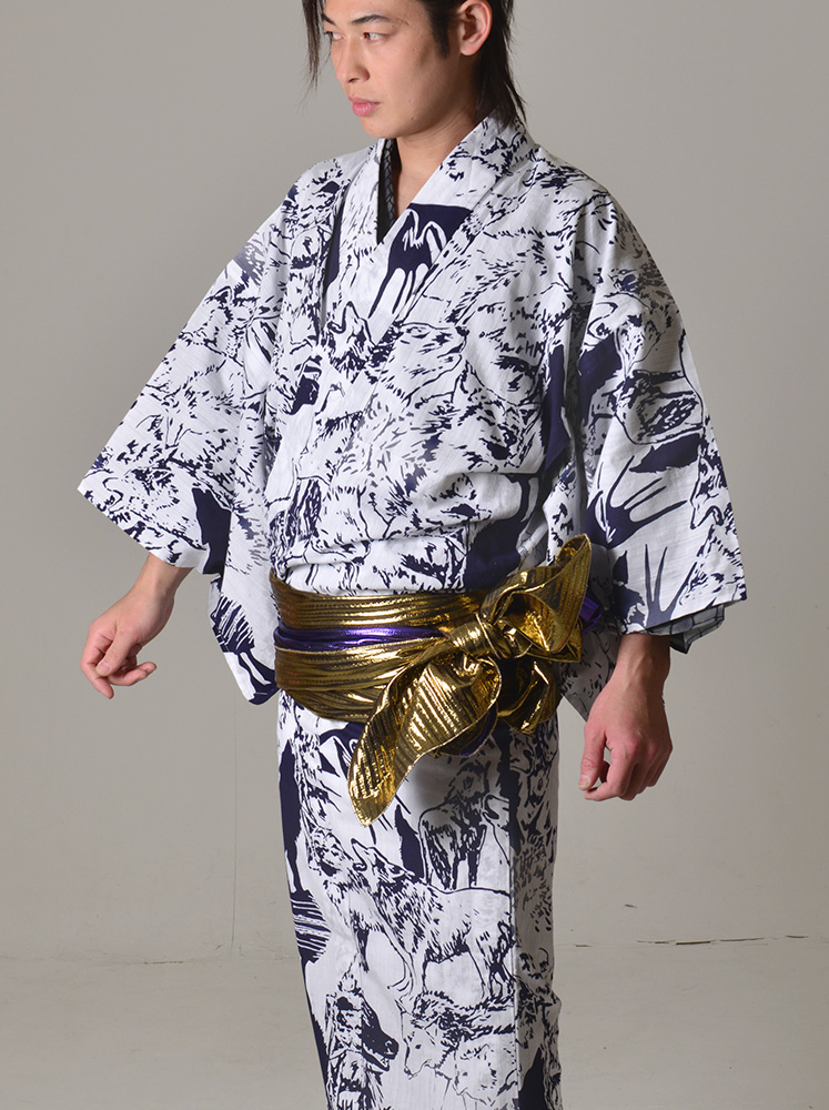 商品「ギラ☆ヘコ」RumiRockメタリック兵児帯｜Rumi Rock