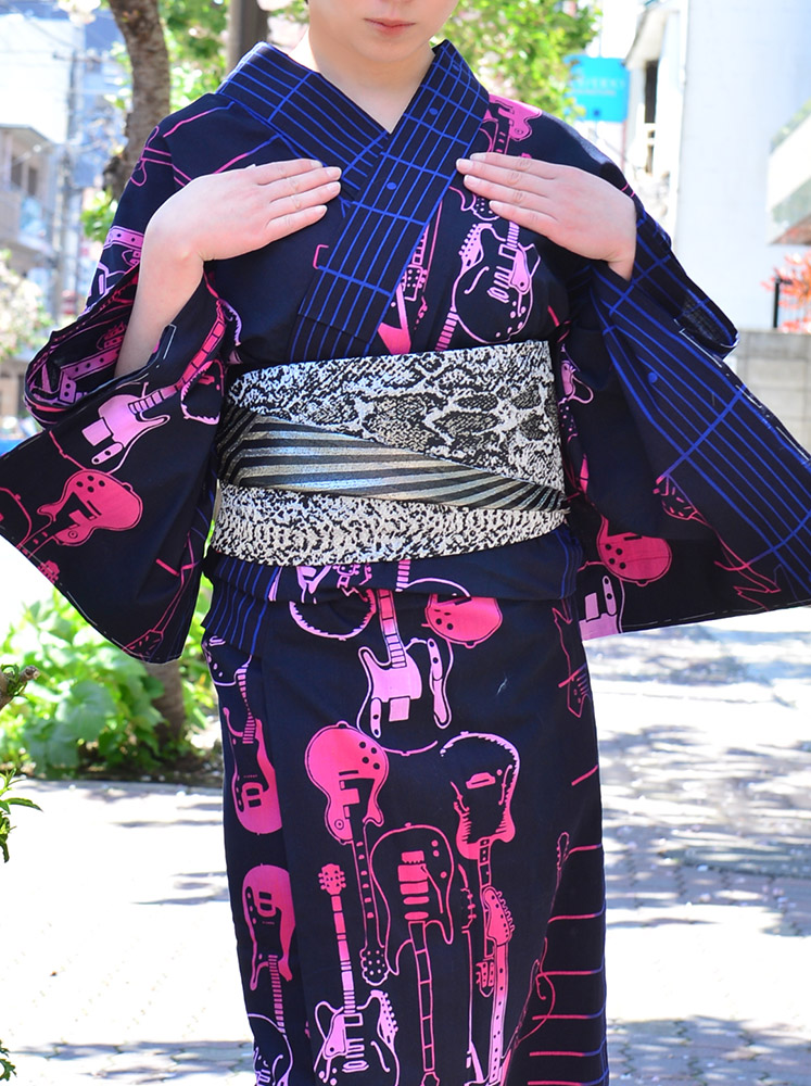 商品 RumiRock半幅帯 サンダーパイソン｜Rumi Rock