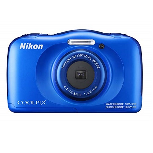 Nikon 防水カメラ COOLPIX W100 ブルー /スーツケースレンタルは日本