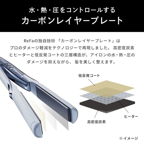 リファストレートアイロン プロ ホワイト / ReFa STRAIGHT IRON PRO