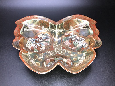 伊万里焼 『色絵皿 蝶形』 ｜骨董品買取 緑和堂