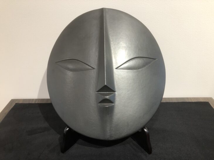 出張買取】岡本 太郎 モチーフ 『信楽焼 太陽の顔』 ｜骨董品買取 緑和堂