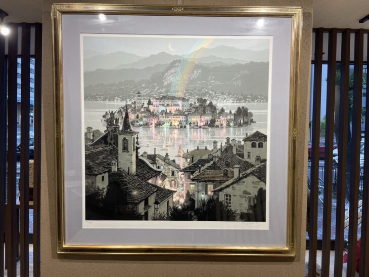 笹倉鉄平 作「オルタサンジュリオ シルクスクリーン」 ｜骨董品買取 緑和堂