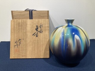 三代 徳田 八十吉 作『耀彩 壷』 買取価格相場｜骨董品買取 緑和堂
