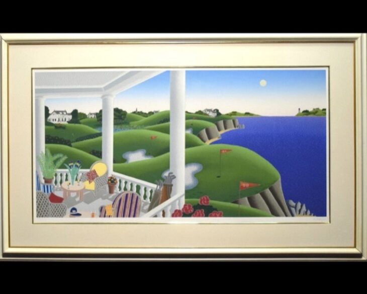 トーマス・マックナイト 『シーサイドゴルフ』 ｜骨董品買取 緑和堂