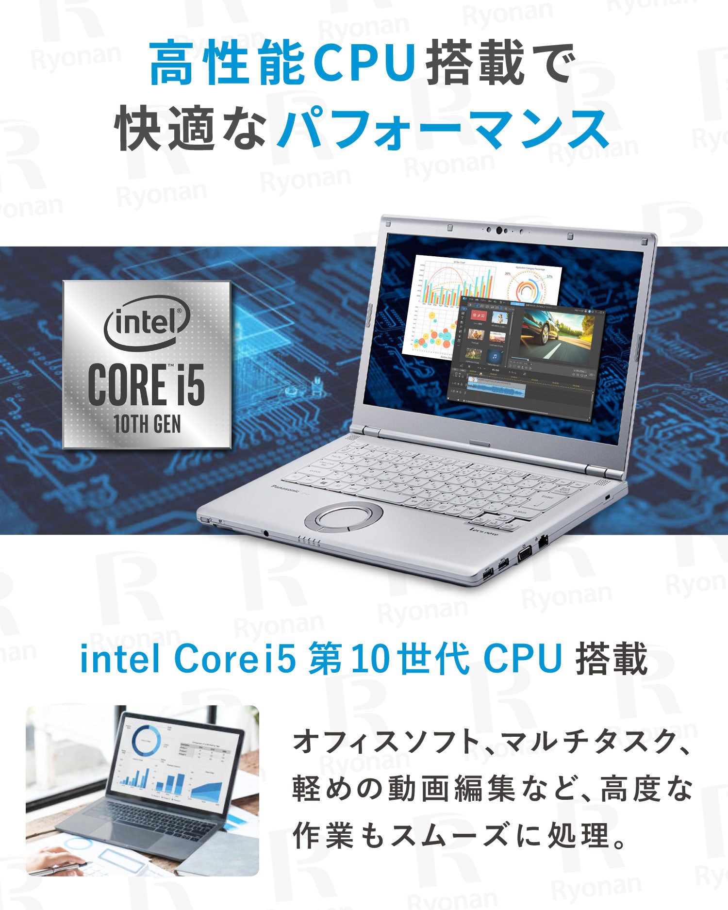 訳有】Panasonic Let's note CF-LV9 第10世代 Core i5 メモリ 8GB SSD