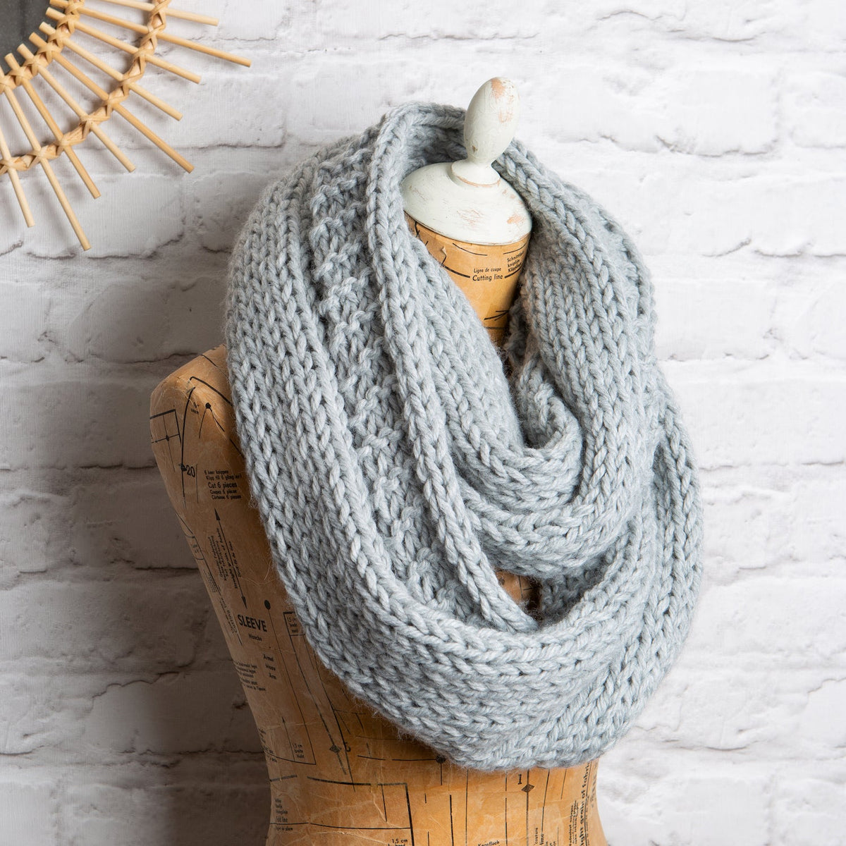 Beginners Basics Infinity Scarf Knitting Kit | Wool Couture Company