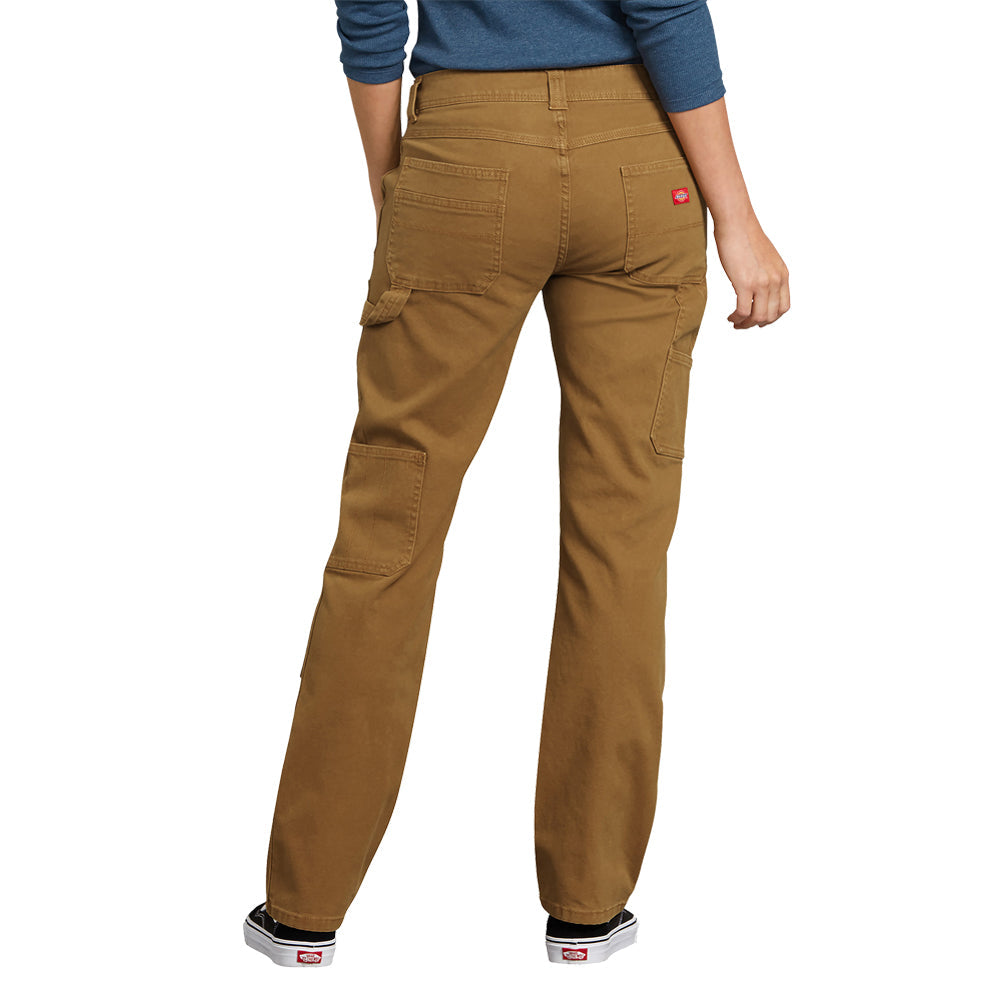 Dickies Women's Washed Stretch Double-Front Carpenter Pant - Work