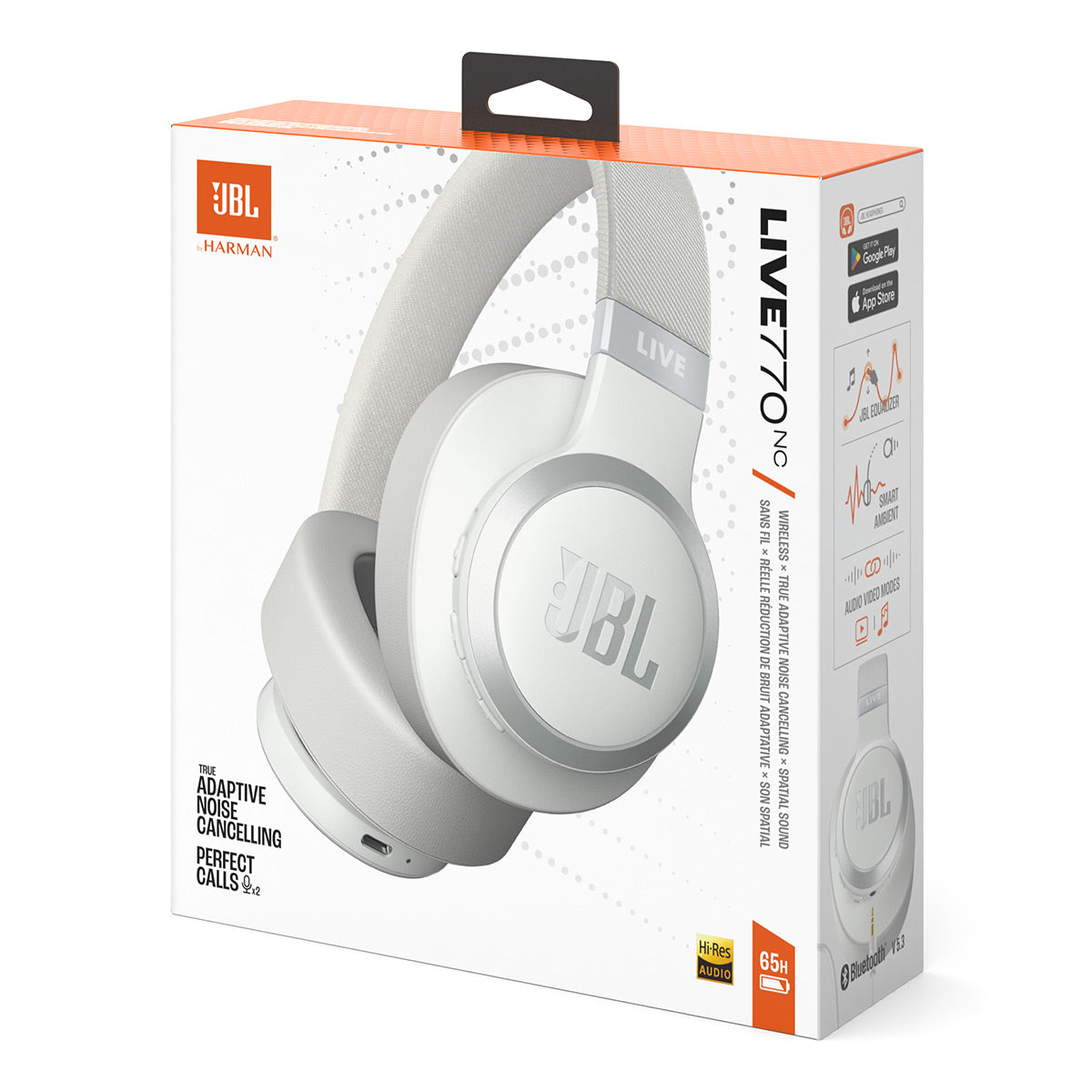 JBL Live 770NC Wireless Over-Ear Adaptive Noise Cancelling