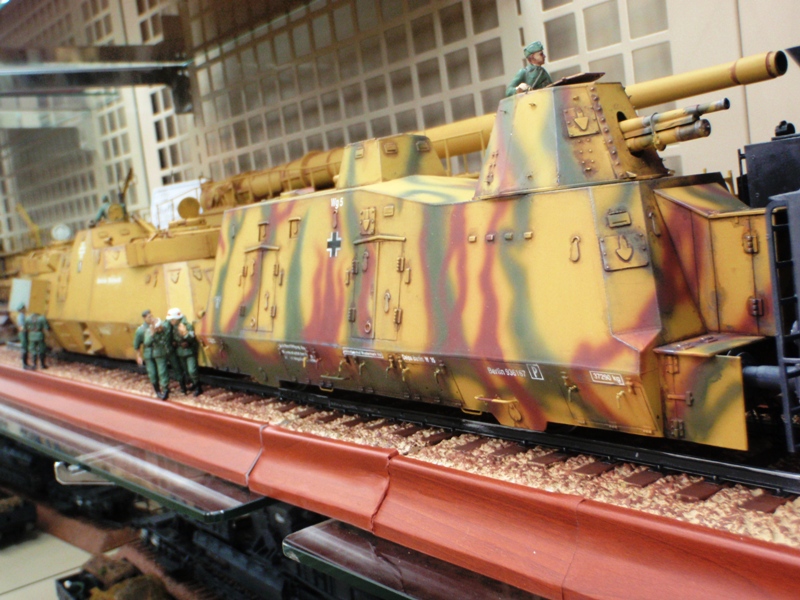 誌上個展 ドイツ装甲列車編成BP-42（砲車）（トランペッター 1/35）