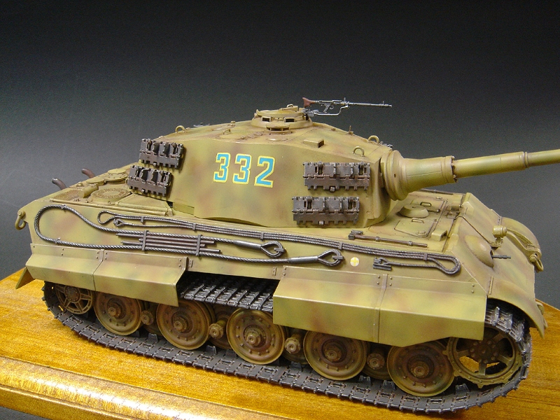 017年9月号 ＞ 戦車プラモデル製作 ＞キングタイガー （タミヤ 1/35)