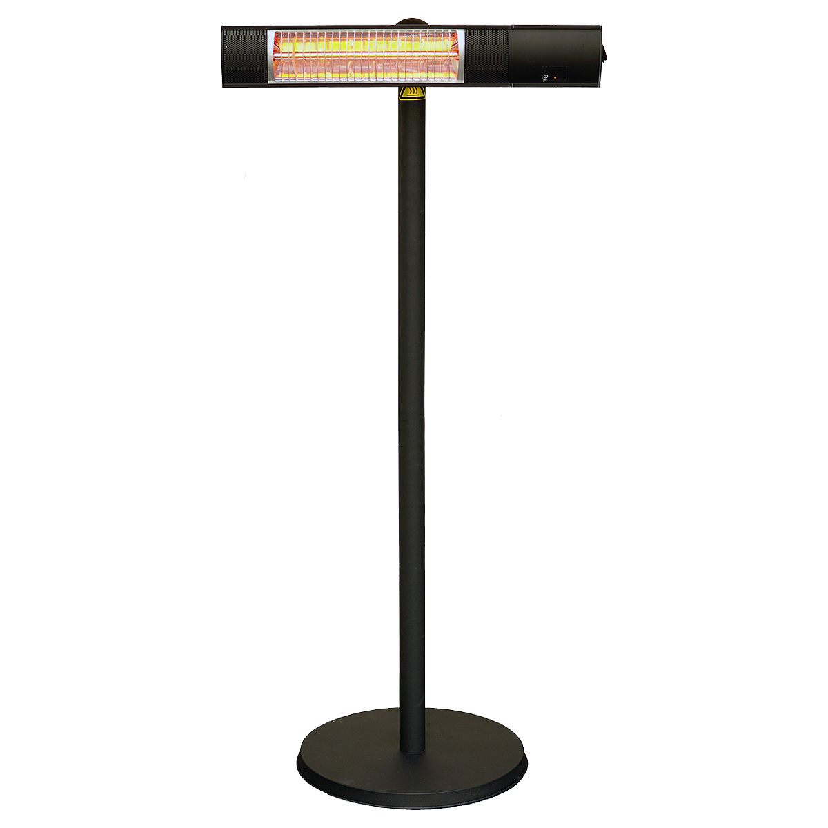 屋外簡易防水赤外線暖房ヒータースタンド取付横型/M2758HB-212SHK/測定