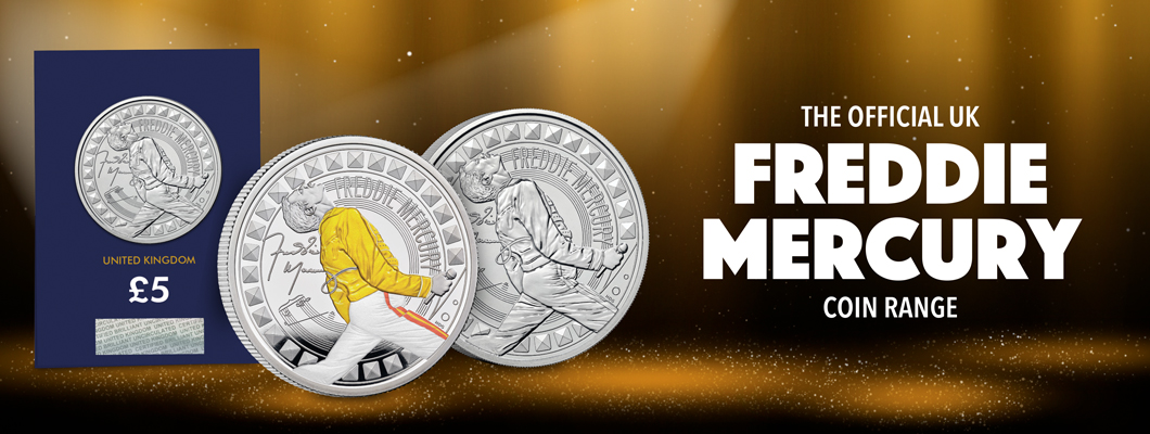 The UK 2025 'Freddie Mercury' Coin Range (Z)