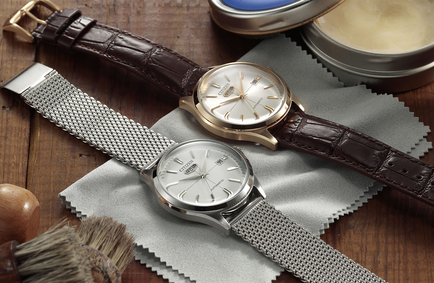 シチズンから新ライン「RECORD LABEL」。レトロなデザイン - Impress Watch