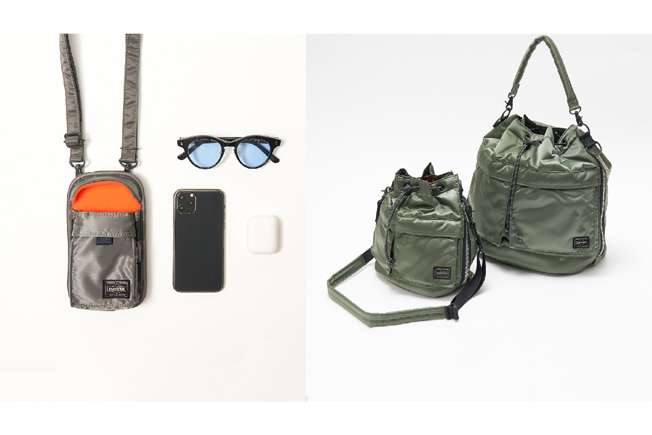 PORTER、「PX TANKER」から巾着型ショルダーやスマホバッグ - Impress