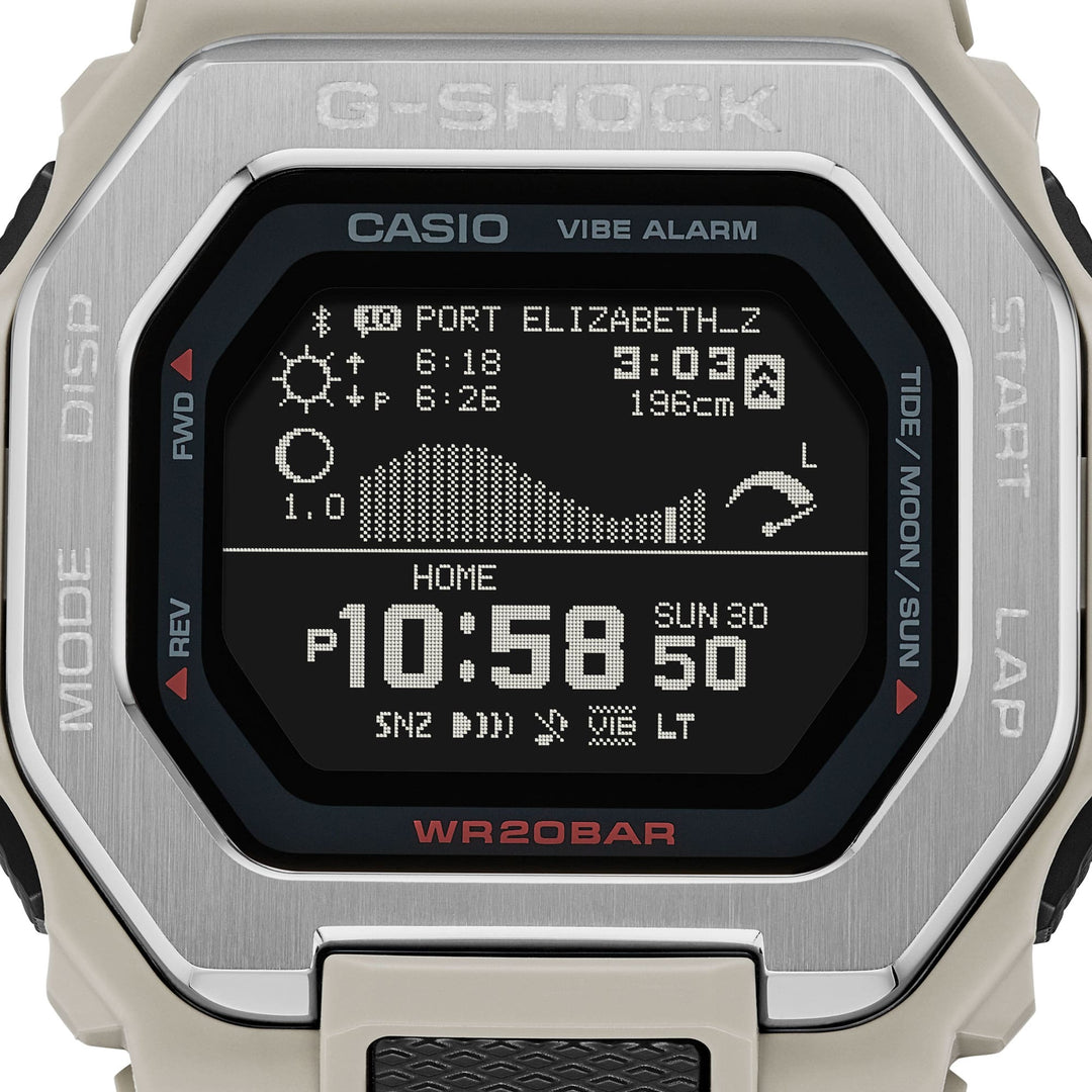 G-Shock GBX100 G-Lide Digital Natural Surf Beige | Watches.com