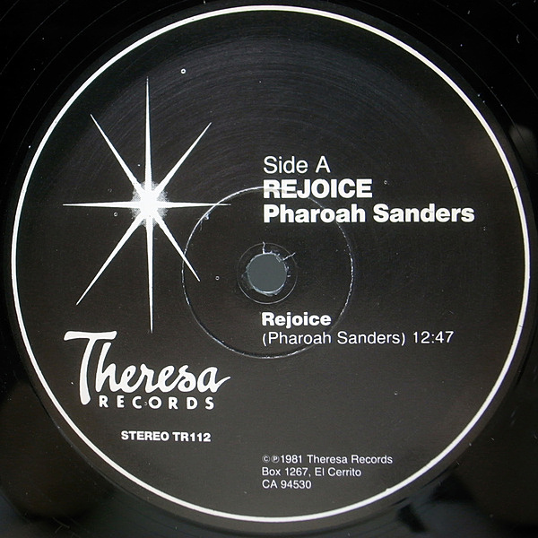 PHAROAH SANDERS / Rejoice (LP) / Theresa | WAXPEND RECORDS