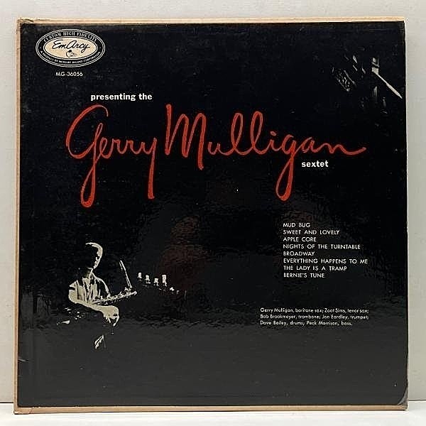GERRY MULLIGAN / Presenting The Gerry Mulligan Sextet (LP