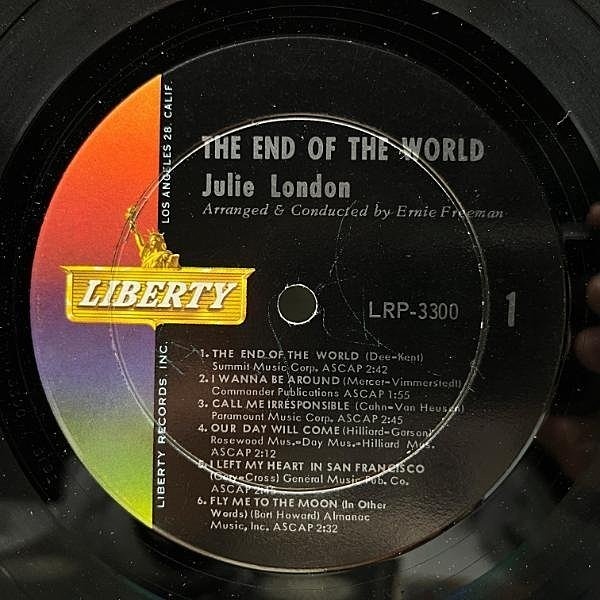 JULIE LONDON / The End of the World (LP) / Liberty | WAXPEND RECORDS