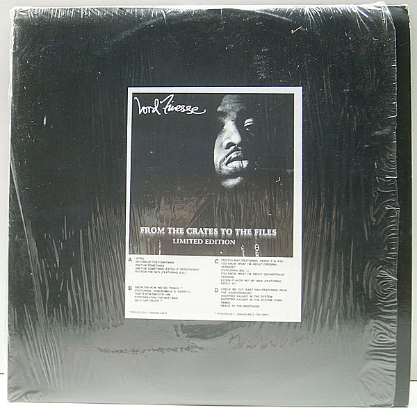 LORD FINESSE / From The Crates To The Files (LP) / Not On Label
