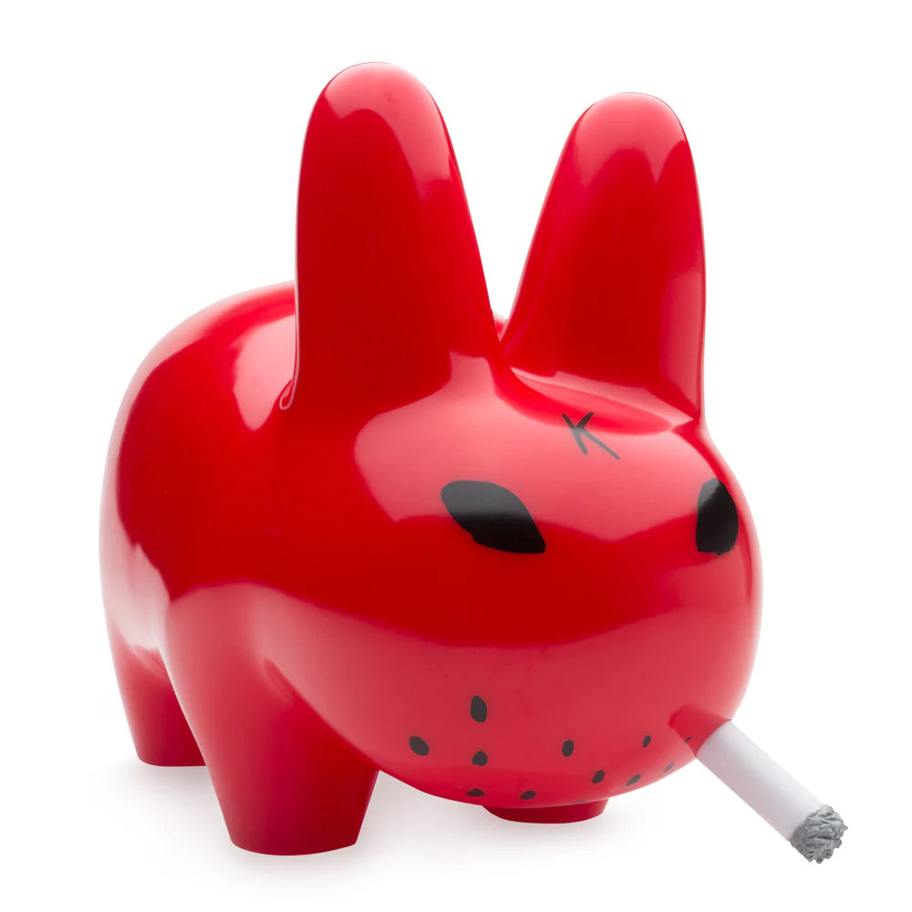 Smorkin' Labbit 10” Vinyl Figure Lustre Gloss Red Edition by Frank