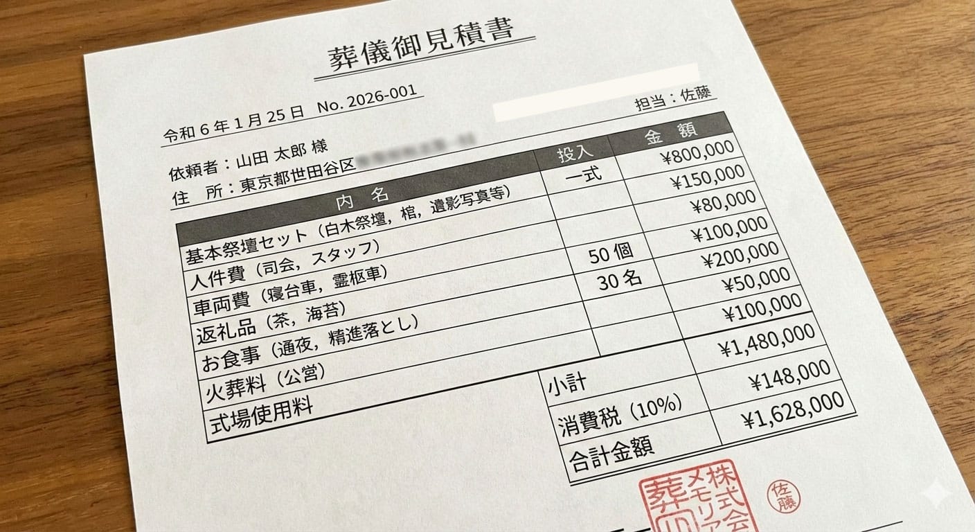 葬儀の生前見積もりの見方｜追加費用を防ぐコツ | 格安葬儀社【小さい