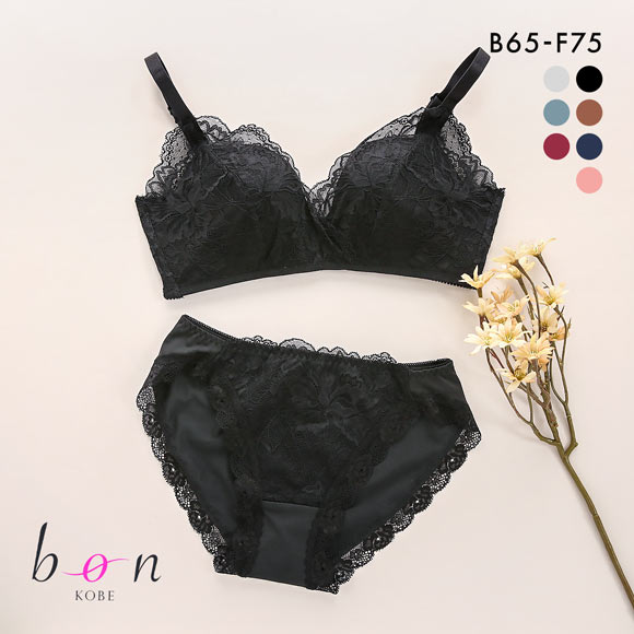 ビーオーエヌ bon 脇高ノンワイヤーブラ とろRich シリーズ ブラジャー